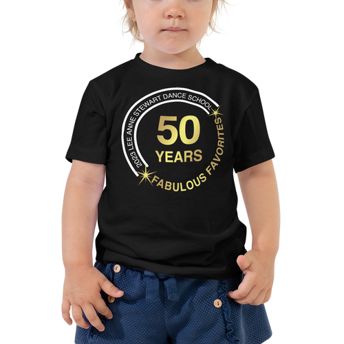 FABULOUS FAVORITES 2023: Toddler Short Sleeve Black Circle Logo