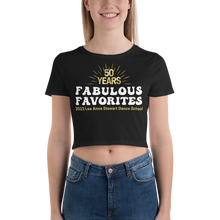 FABULOUS FAVORITES 2023: Women’s Black Crop Tee Stacked Logo